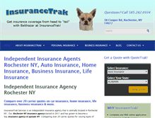 Tablet Screenshot of insurancetrak.com